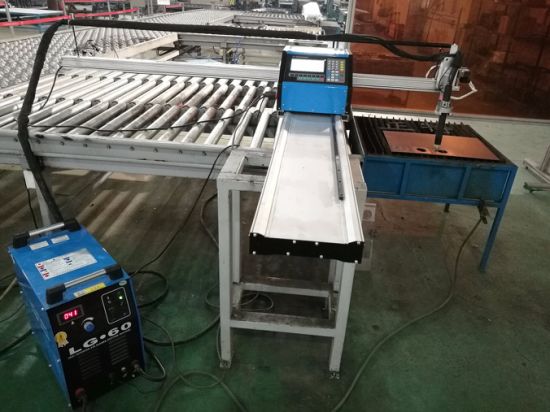Nešiojama CNC plazminio pjovimo mašina anglinio plieno / laukinių plieno / geležies plokštės