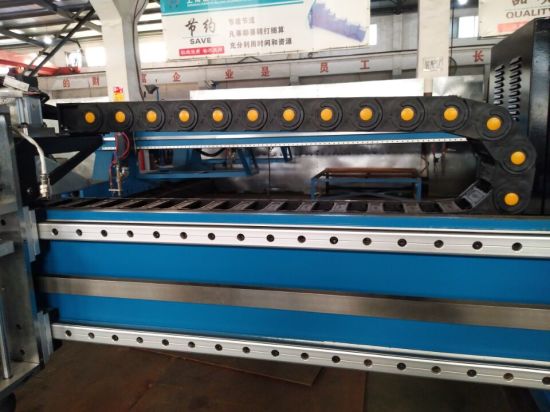 Naujas ir didelio tikslumo Gantry tipo CNC plazminis pjovimo staklės, plieno plokštės pjaustymo mašina Kinijoje pigiai