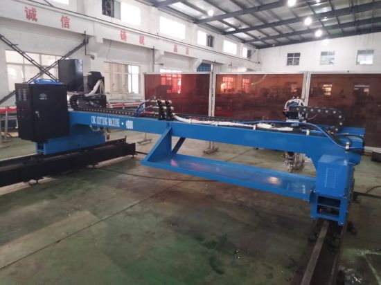 Didelio dydžio gantryklių plazminio pjovimo metalo CNC plazminio pjovimo mašina Kinijoje