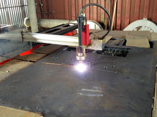 CNC lengvo plieno plokštės pjaustymo mašina nešiojama plazma metalo pjovimo mašina