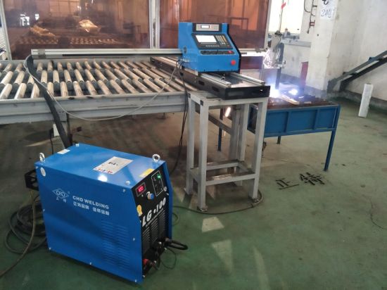 geležies plokštė, anglinis plienas, aliuminio pjūvis 1325 43,63,100,200A THC CNC plazminio pjovimo mašina Kinijoje parduodama