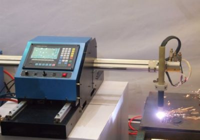 pigių CNC plazmos metalo pjovimo staklės CNC plazmos ir gręžimo plieno galvijų skydai gantry tipo mašina