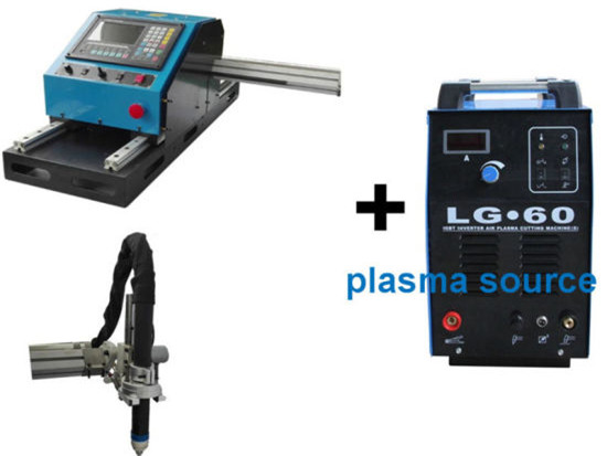 Greitas greitis plazminio pjovimo mašina komplektas sunkiosios rėmo CNC plazma pjovimo metalo