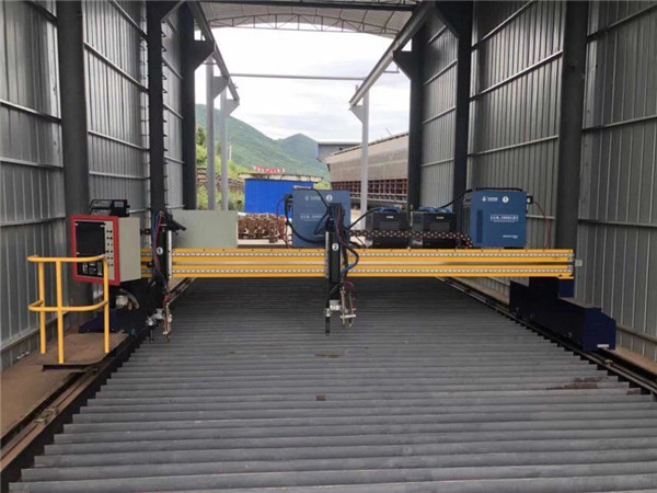 Kinija tiekėjas greito greičio nešiojamasis CNC plazminio pjovimo staklės