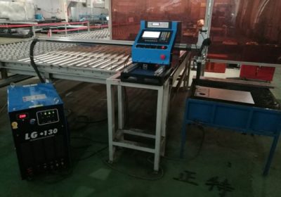 Didelio greičio lakštinio CNC plazminio stalo pjovimo staklės su huayuan energijos tiekėju