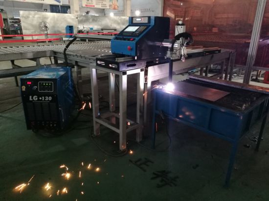 CNC gamykla tiekia plazmos ir liepsnos stalo pjaustymo mašiną metalinei plokštelei